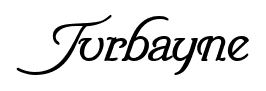 Turbayne font
